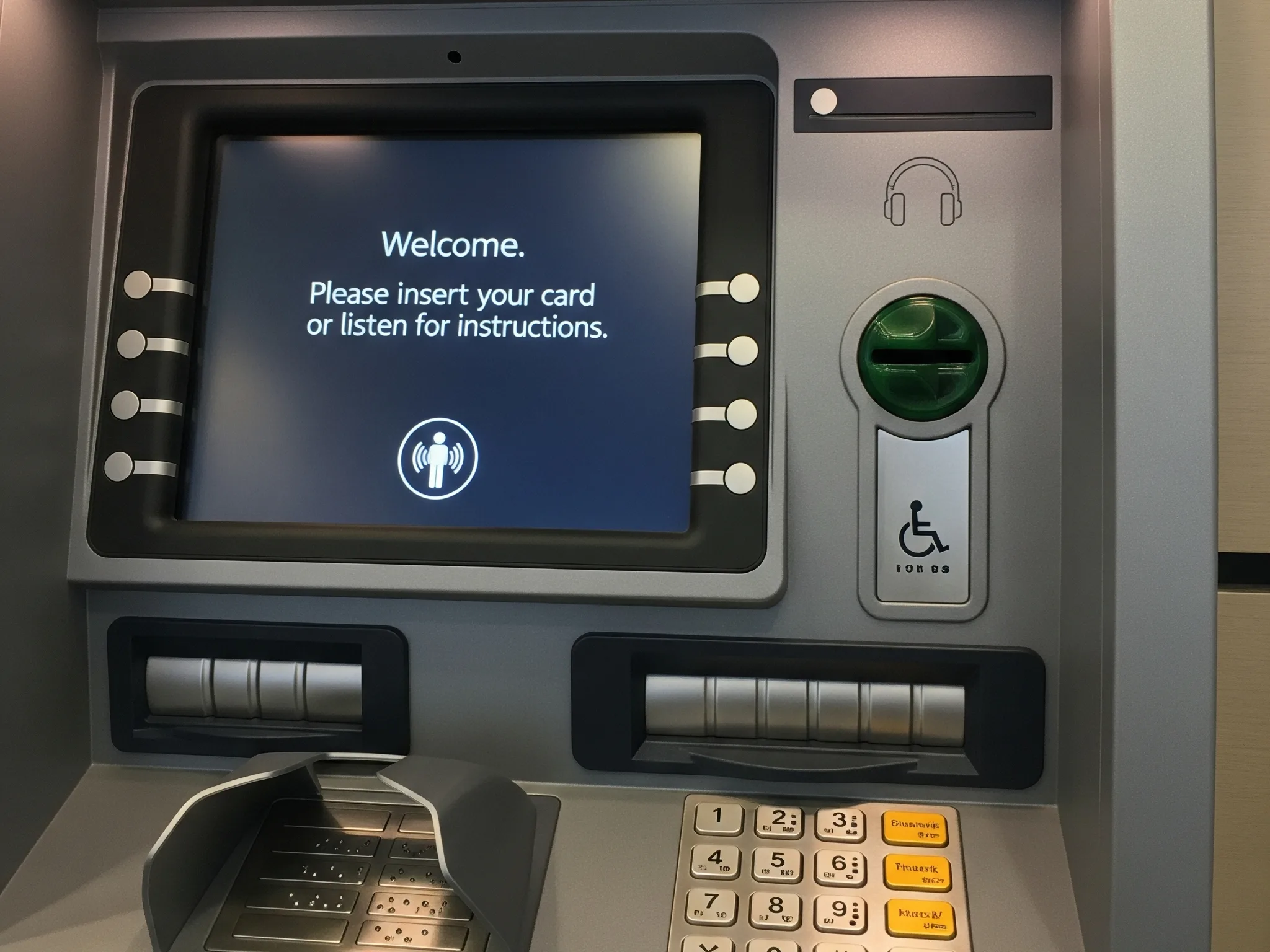 Talking ATMs for senior citizens
